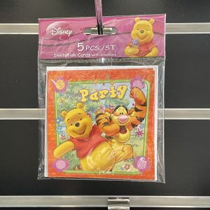 Winnie the Pooh en Teigetje - Uitnodigingen