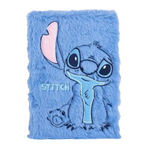 Stitch fluffy notitieboek - Gezien bij Uncovered Jouneys