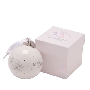 Disney 100 - Ariel - Kerstbal Wit Keramiek