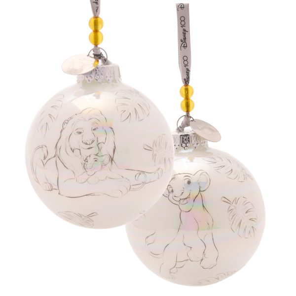 Disney 100 - Parelmoer kerstballen Classic - set 4 stuks - Afbeelding 5