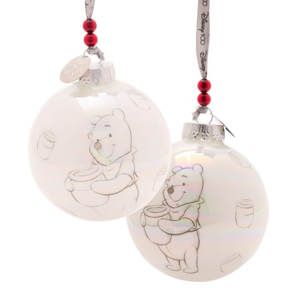 Disney 100 - Parelmoer kerstballen Classic - set 4 stuks - Afbeelding 3