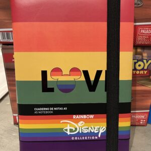 Notitieboek A5 - Mickey Love Rainbow