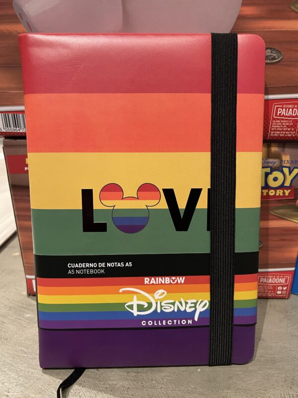 Notitieboek A5 - Mickey Love Rainbow