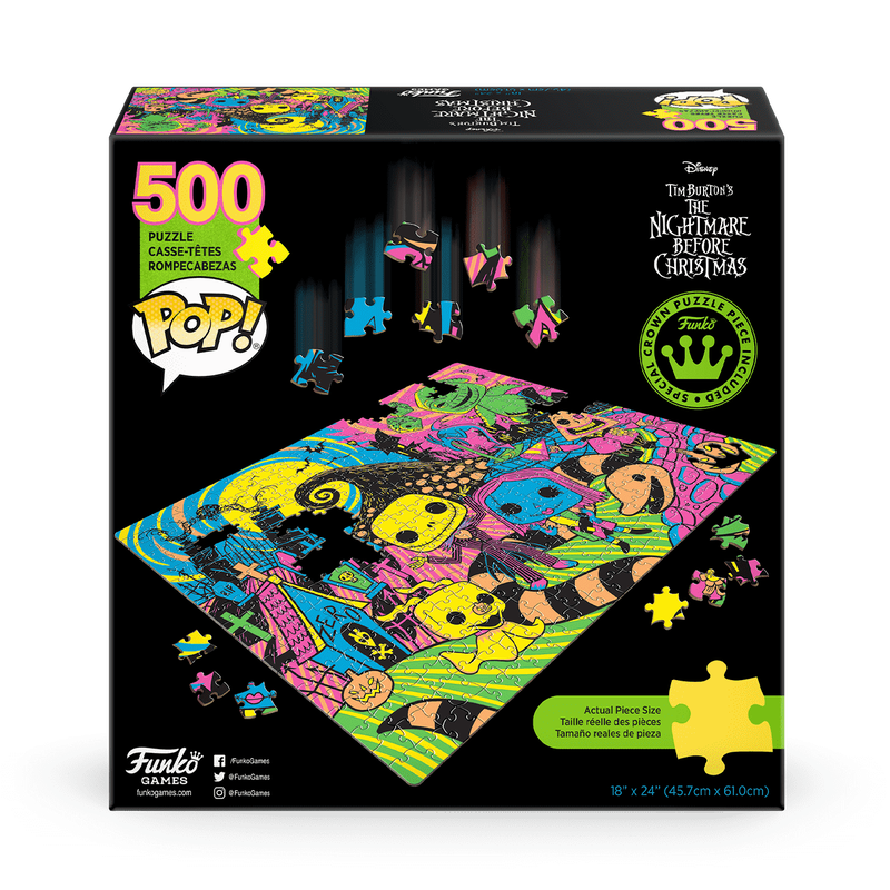 Funko Pop Puzzles - NBC - 500 stukjes Black Light - Afbeelding 2