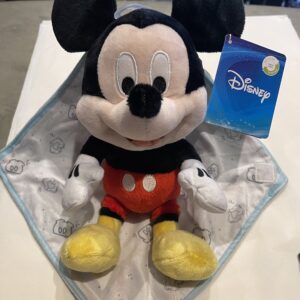 Mickey knuffel met dekentje 25cm