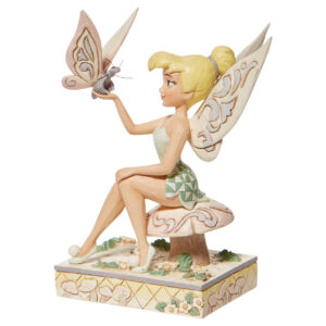 Alternative view of Passionate Pixie - White Woodland Tinkerbell Figurine