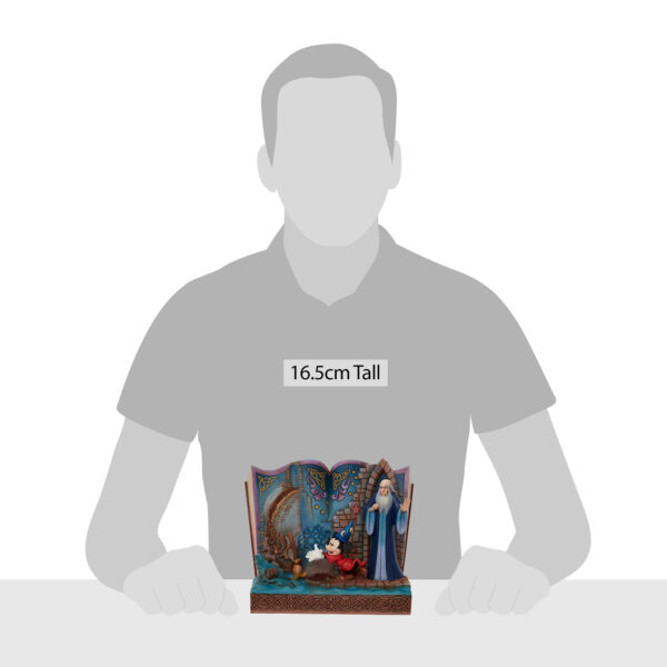 Sorcerer Mickey Storybook Figurine - Afbeelding 2