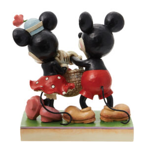 Alternative view of Mickey and Minnie Mouse Easter Figurine