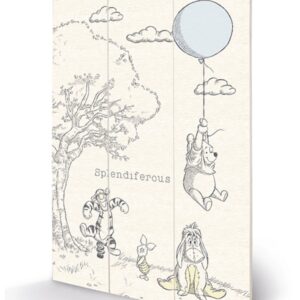 Winnie The Pooh - Houten wandbord