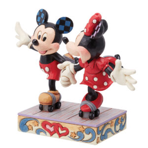 Alternative view of Mickey and Minnie Mouse Rollar Skating Figurine