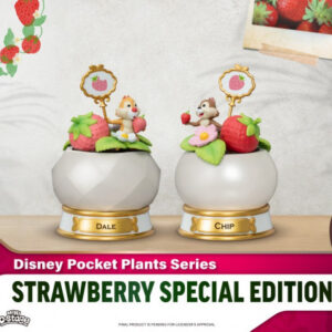Disney: Pocket Plants Series - Chip 'n Dale Strawberry Special Edition PVC Diorama Set