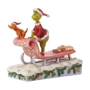 The Grinch - The Grinch & Max on a Sled