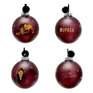 Alternative view of Disney Set of 7 Baubles (glass) - Villains