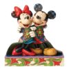 Mickey & Minnie Mouse met kerstdeken