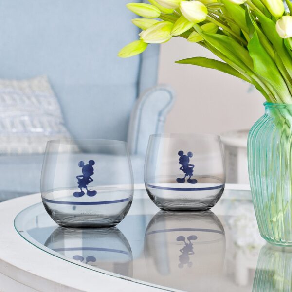 Glazen set - 2 stuks met Mickey Mouse. - Afbeelding 3
