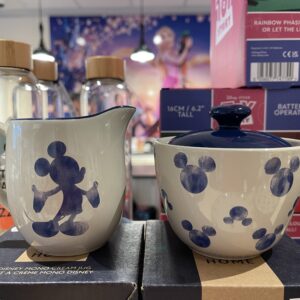Suikerpotje en Melkkannetje met Mickey patroon