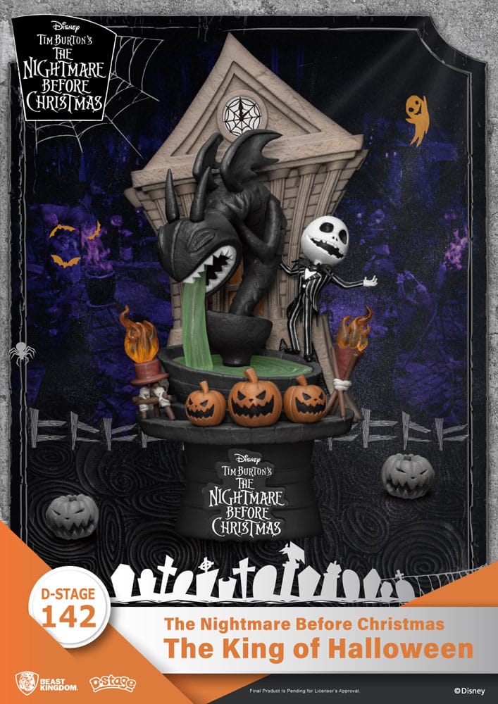Nightmare before Christmas D-Stage PVC Diorama The King of Halloween - Afbeelding 2