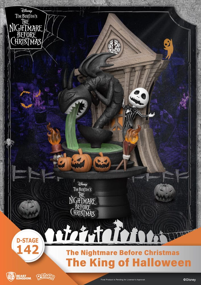 Nightmare before Christmas D-Stage PVC Diorama The King of Halloween - Afbeelding 3