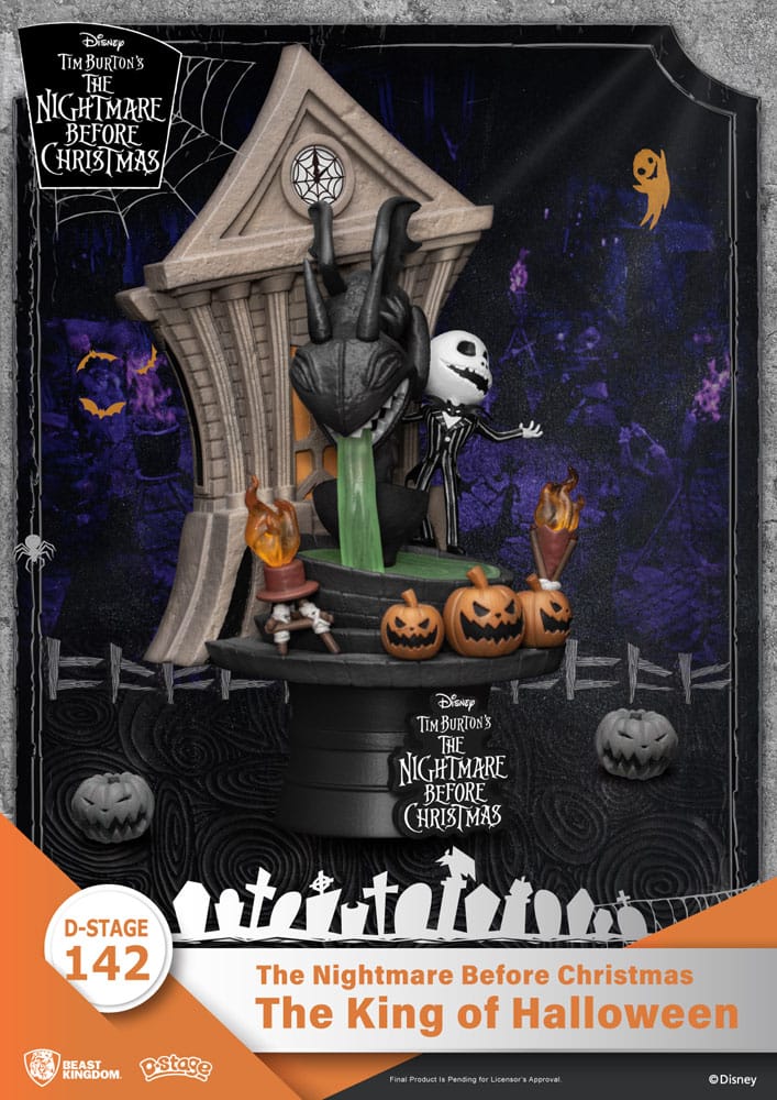 Nightmare before Christmas D-Stage PVC Diorama The King of Halloween - Afbeelding 4