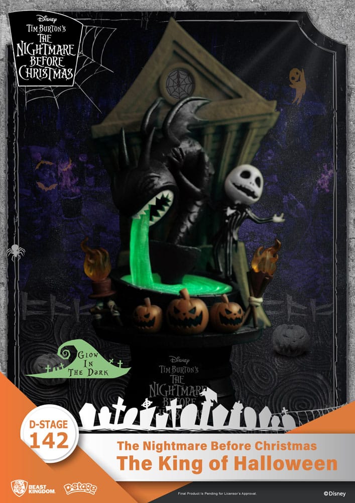 Nightmare before Christmas D-Stage PVC Diorama The King of Halloween - Afbeelding 6