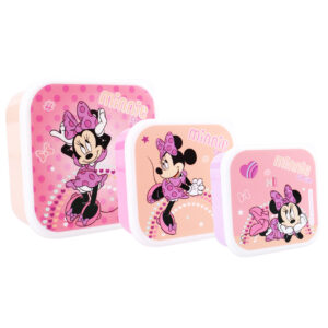 Snackbox Minnie Mouse - 3 Stuks
