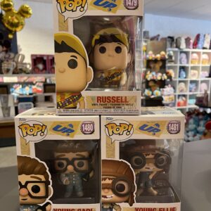 Voordeelpakket - Up! POP! Young Carl + Young Ellie + Russell 9 cm