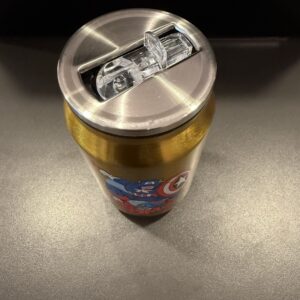Alternative view of Captain America - RVS Drinkfles in de vorm van een blikje met rietje.